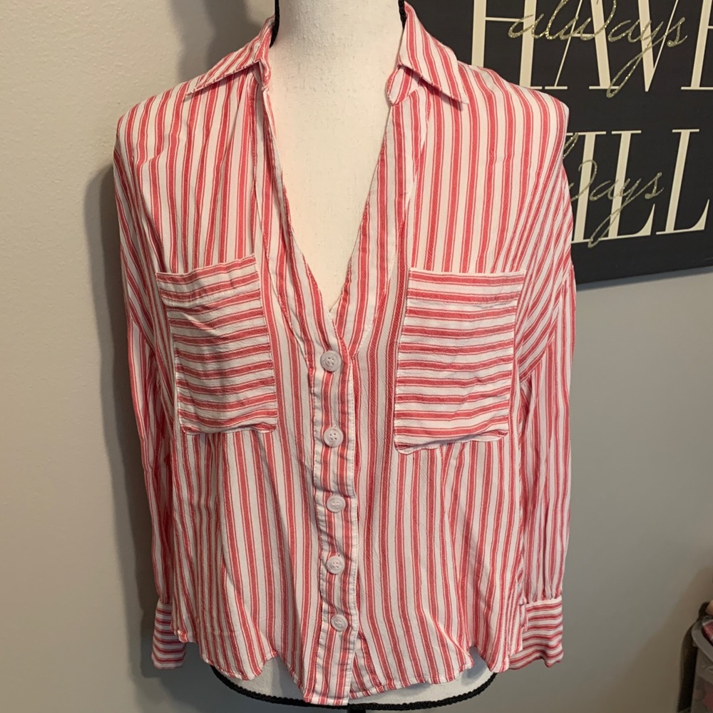 ASOS Striped Button Down